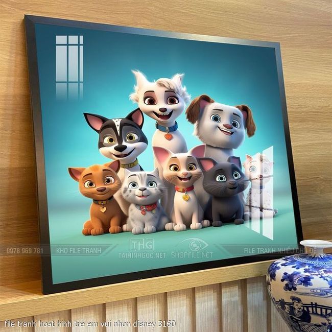 file tranh hoat hinh tre em vui nhon disney 3160