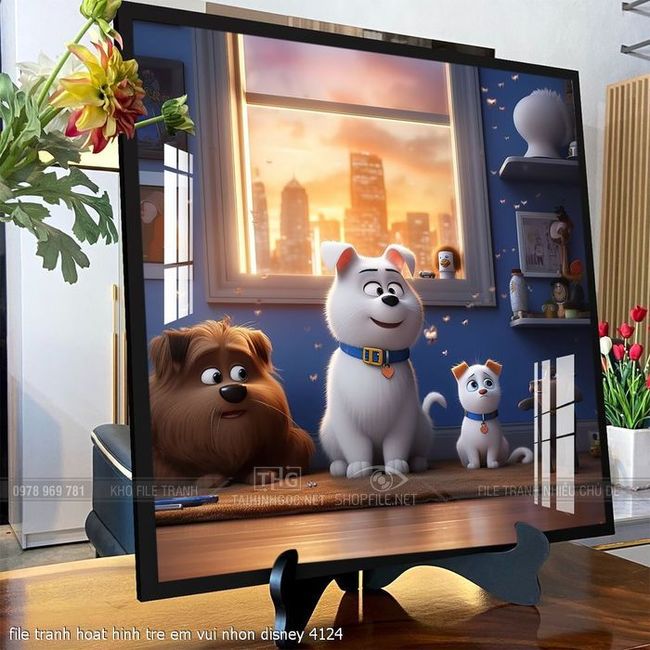 file tranh hoat hinh tre em vui nhon disney 4124