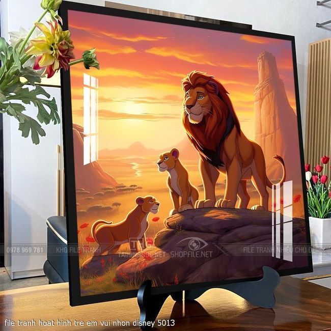 file tranh hoat hinh tre em vui nhon disney 5013