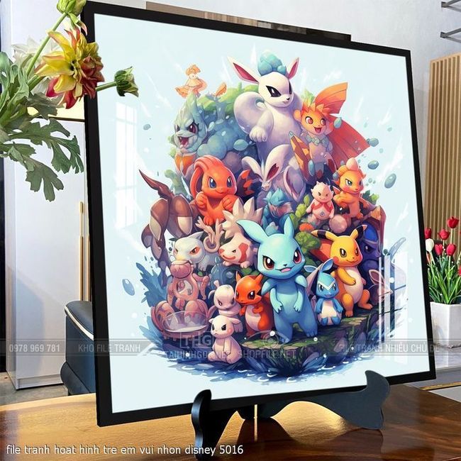 file tranh hoat hinh tre em vui nhon disney 5016