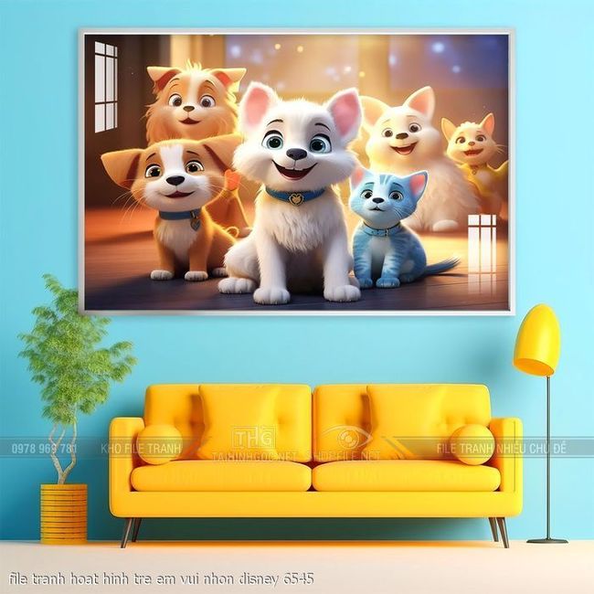 file tranh hoat hinh tre em vui nhon disney 6545