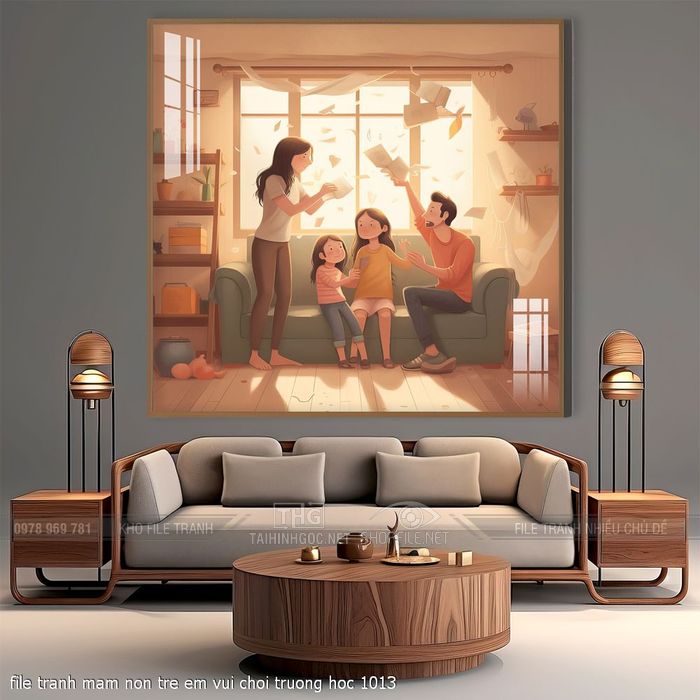 file tranh mam non tre em vui choi truong hoc 1013