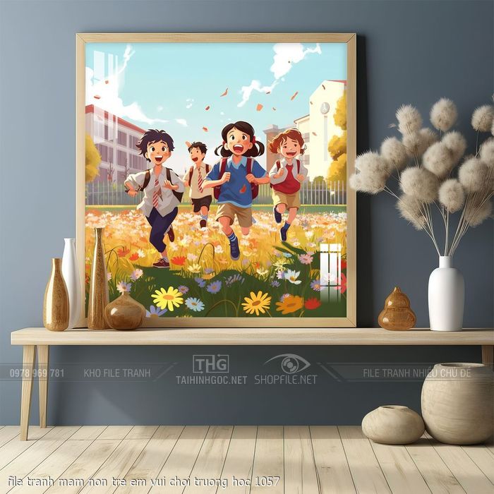 file tranh mam non tre em vui choi truong hoc 1057
