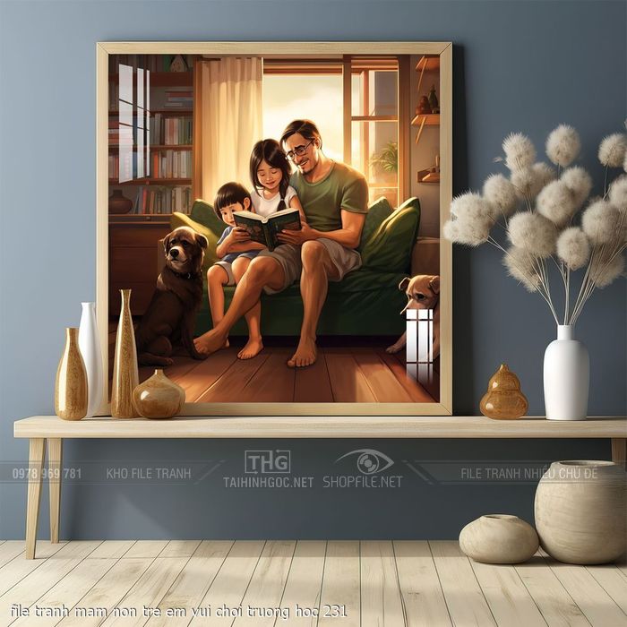 file tranh mam non tre em vui choi truong hoc 231
