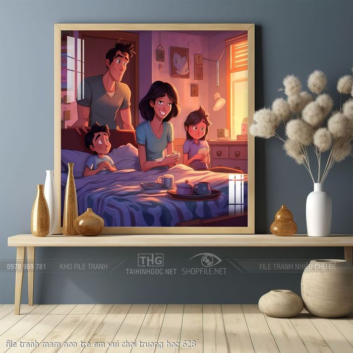 file tranh mam non tre em vui choi truong hoc 628