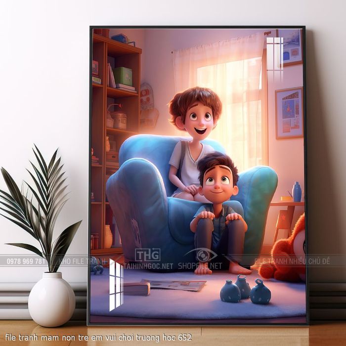 file tranh mam non tre em vui choi truong hoc 652