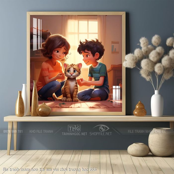 file tranh mam non tre em vui choi truong hoc 656