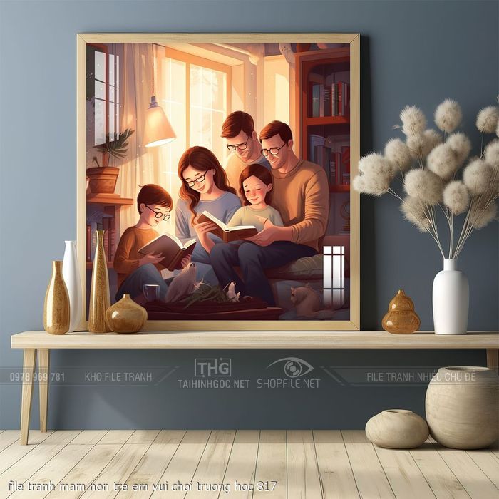 file tranh mam non tre em vui choi truong hoc 817