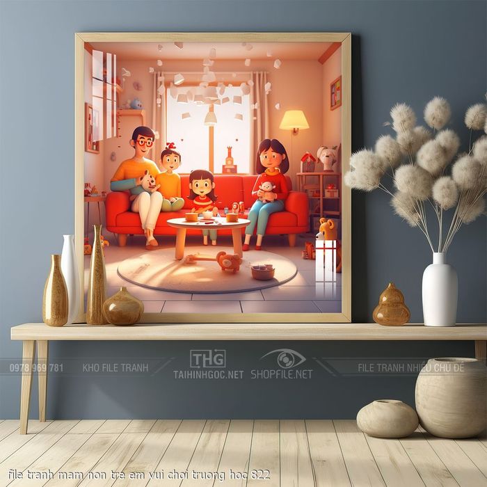 file tranh mam non tre em vui choi truong hoc 822