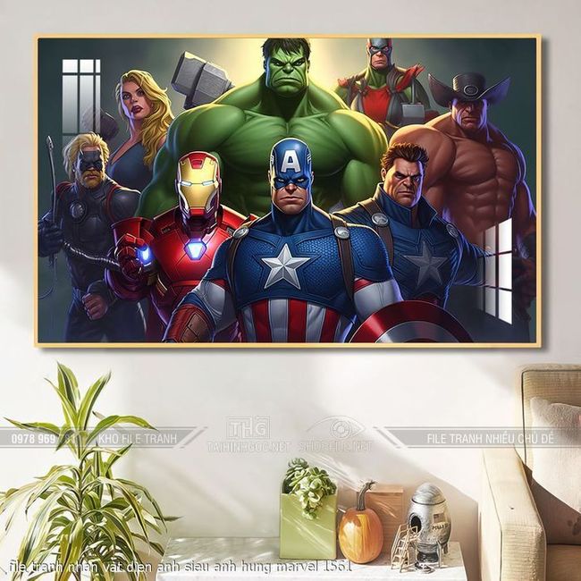 file tranh nhan vat dien anh sieu anh hung marvel 1561
