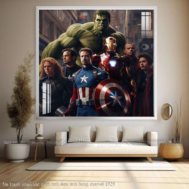 file tranh nhan vat dien anh sieu anh hung marvel 1929