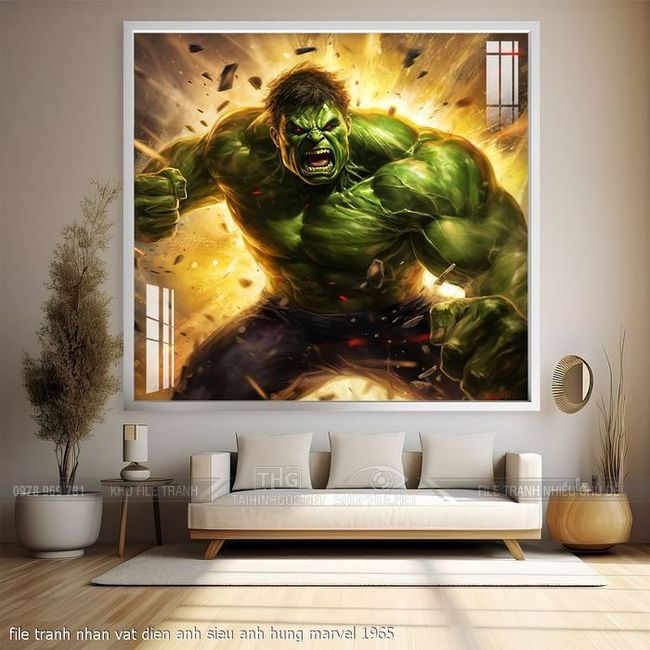file tranh nhan vat dien anh sieu anh hung marvel 1965