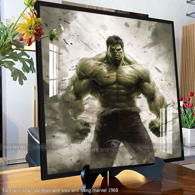 file tranh nhan vat dien anh sieu anh hung marvel 1968