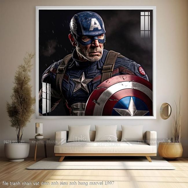 file tranh nhan vat dien anh sieu anh hung marvel 1997
