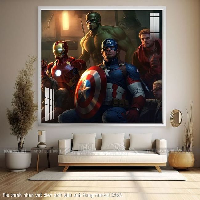 file tranh nhan vat dien anh sieu anh hung marvel 2563