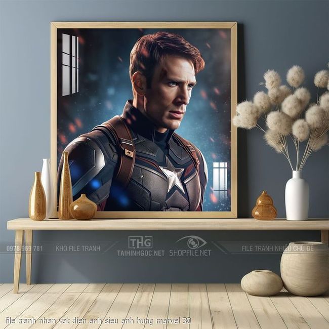 file tranh nhan vat dien anh sieu anh hung marvel 30