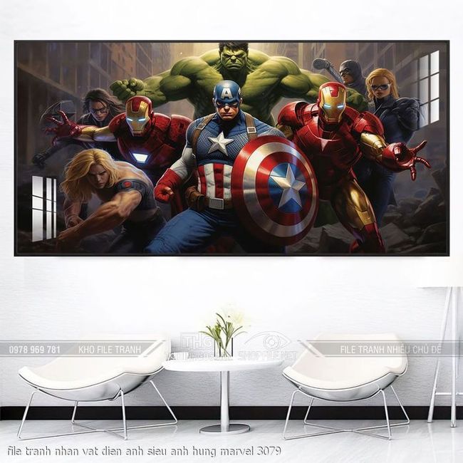 file tranh nhan vat dien anh sieu anh hung marvel 3079