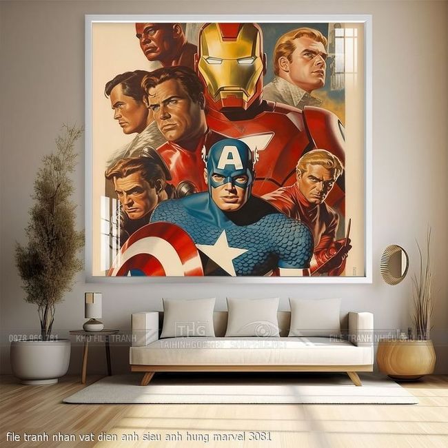 file tranh nhan vat dien anh sieu anh hung marvel 3081