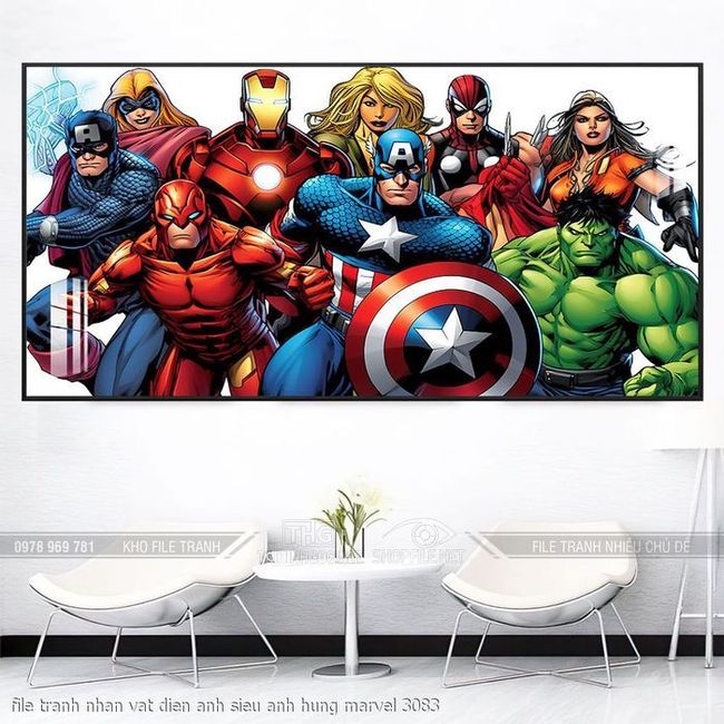 file tranh nhan vat dien anh sieu anh hung marvel 3083