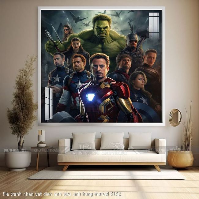 file tranh nhan vat dien anh sieu anh hung marvel 3192
