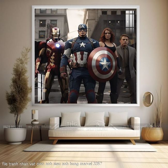 file tranh nhan vat dien anh sieu anh hung marvel 3357