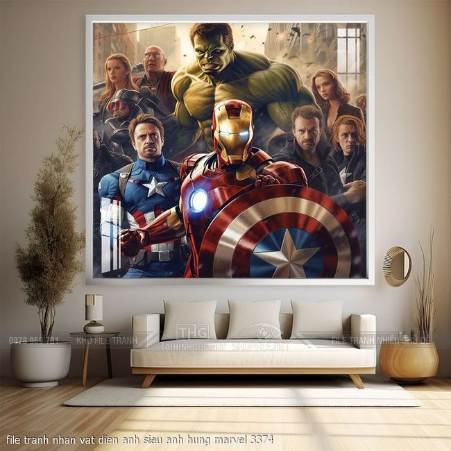 file tranh nhan vat dien anh sieu anh hung marvel 3374