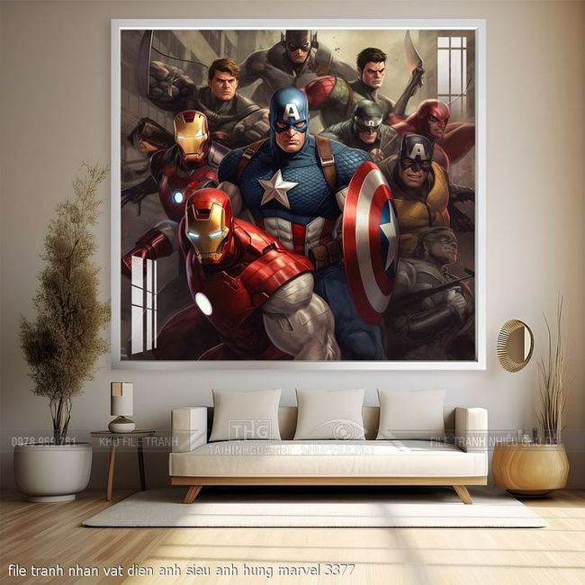 file tranh nhan vat dien anh sieu anh hung marvel 3377