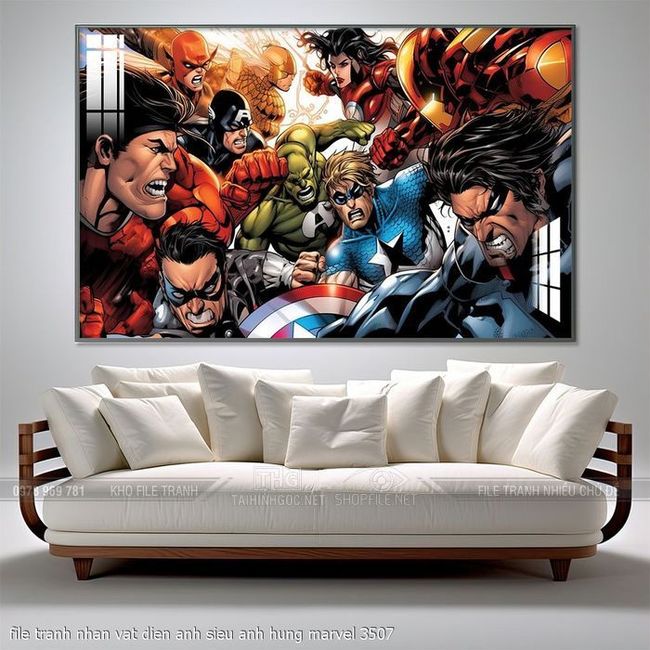 file tranh nhan vat dien anh sieu anh hung marvel 3507