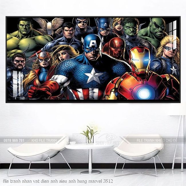 file tranh nhan vat dien anh sieu anh hung marvel 3512