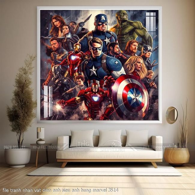 file tranh nhan vat dien anh sieu anh hung marvel 3514