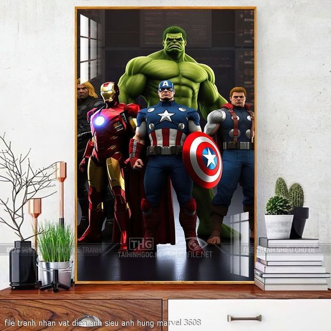 file tranh nhan vat dien anh sieu anh hung marvel 3608