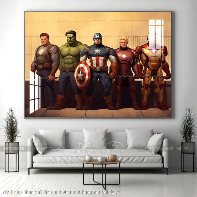 file tranh nhan vat dien anh sieu anh hung marvel 3619