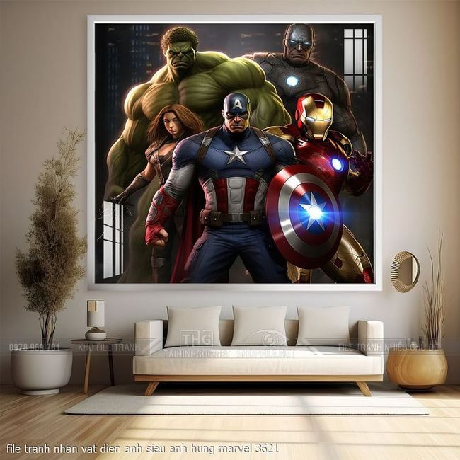 file tranh nhan vat dien anh sieu anh hung marvel 3621