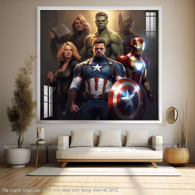 file tranh nhan vat dien anh sieu anh hung marvel 3642