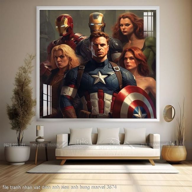 file tranh nhan vat dien anh sieu anh hung marvel 3674