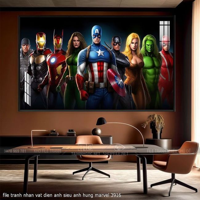 file tranh nhan vat dien anh sieu anh hung marvel 3916