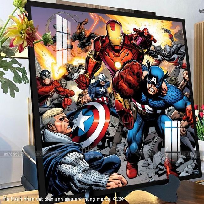 file tranh nhan vat dien anh sieu anh hung marvel 4134