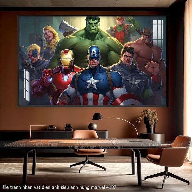 file tranh nhan vat dien anh sieu anh hung marvel 4187