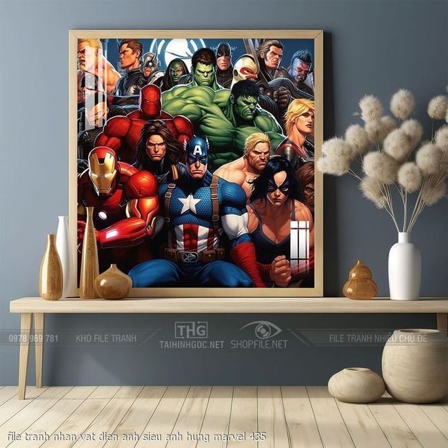 file tranh nhan vat dien anh sieu anh hung marvel 435