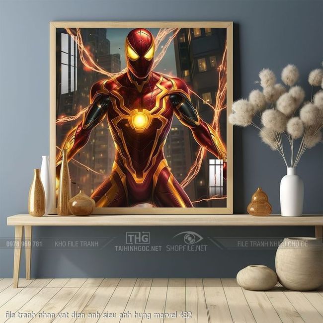 file tranh nhan vat dien anh sieu anh hung marvel 482