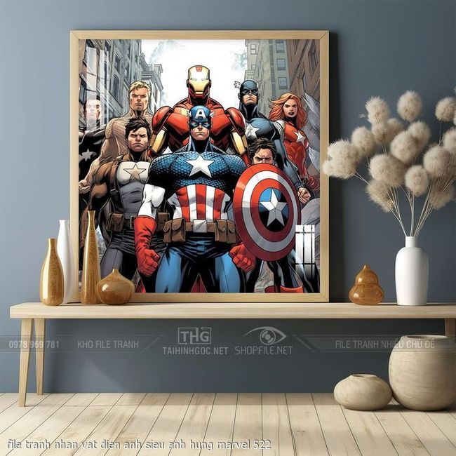 file tranh nhan vat dien anh sieu anh hung marvel 522