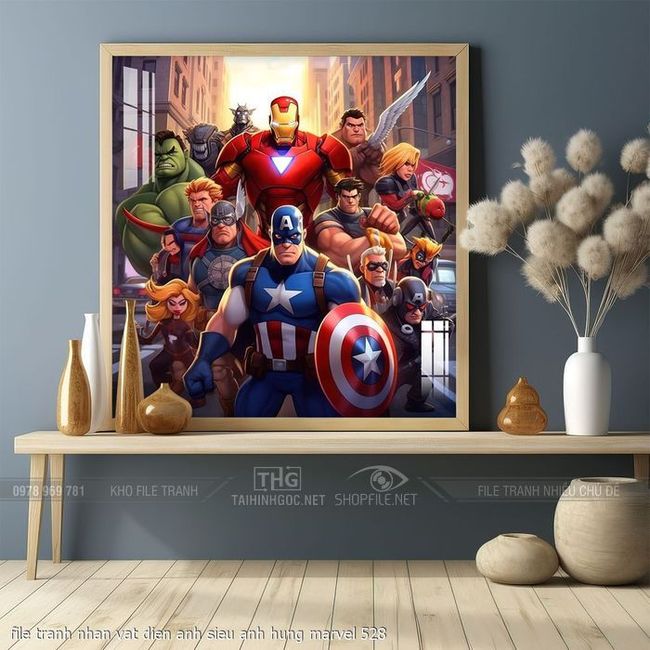 file tranh nhan vat dien anh sieu anh hung marvel 528