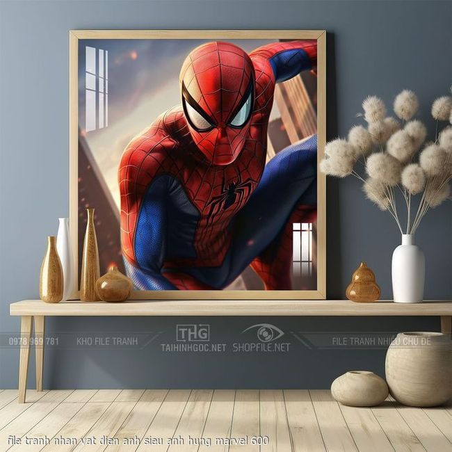 file tranh nhan vat dien anh sieu anh hung marvel 600