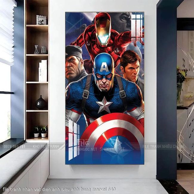 file tranh nhan vat dien anh sieu anh hung marvel 640