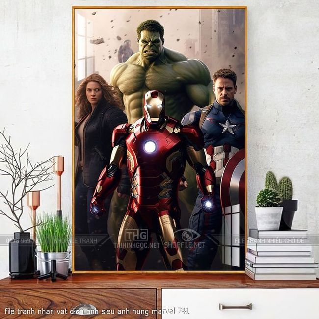 file tranh nhan vat dien anh sieu anh hung marvel 741
