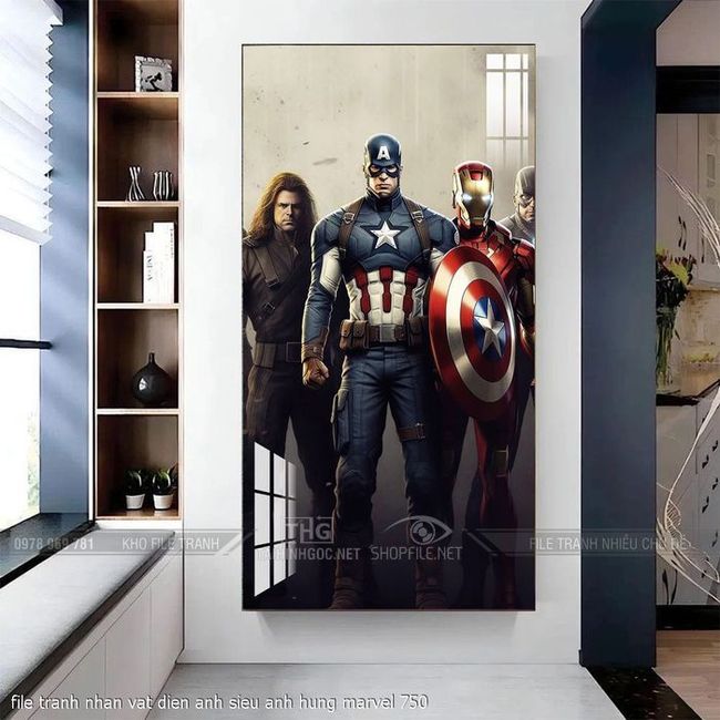 file tranh nhan vat dien anh sieu anh hung marvel 750