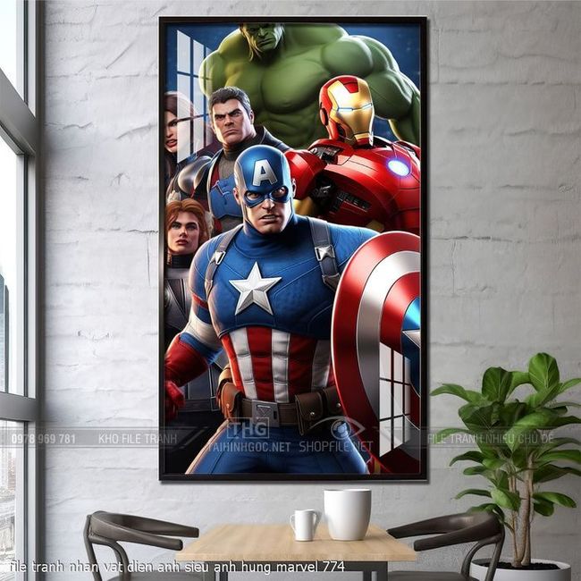 file tranh nhan vat dien anh sieu anh hung marvel 774