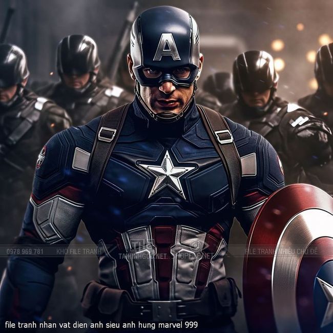 file tranh nhan vat dien anh sieu anh hung marvel 999