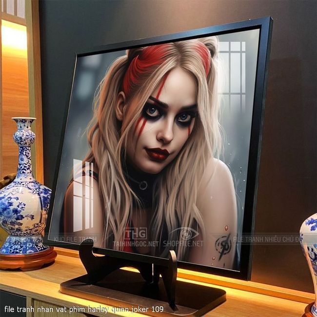 file tranh nhan vat phim harley quinn joker 109