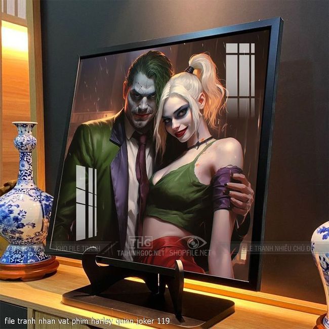 file tranh nhan vat phim harley quinn joker 119
